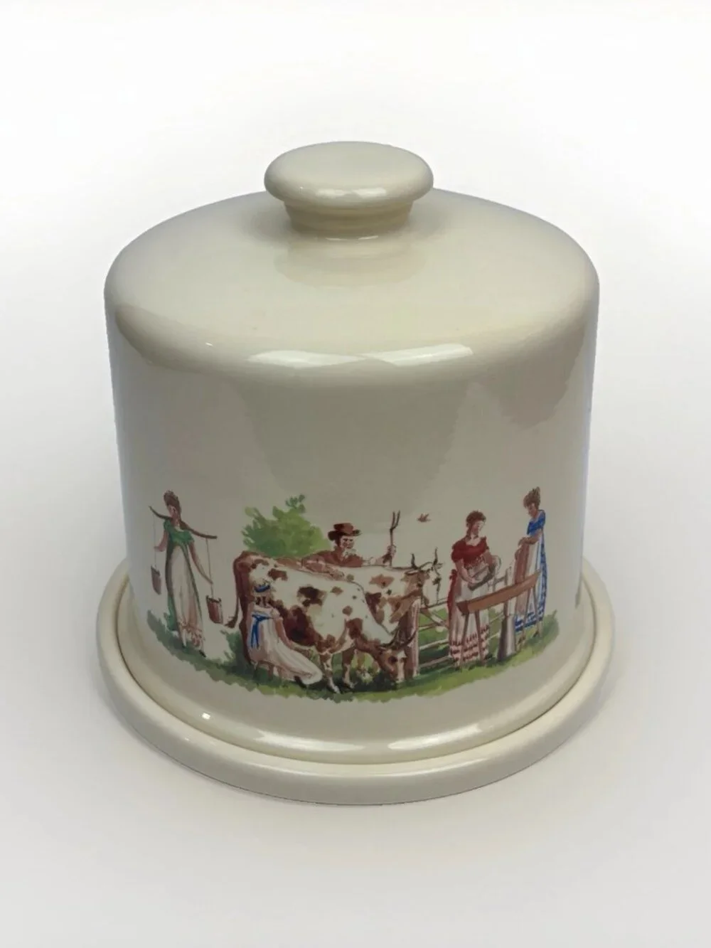 🧀 Vintage Fortnum & Mason Cheese Dome Underplate Piccadilly London England